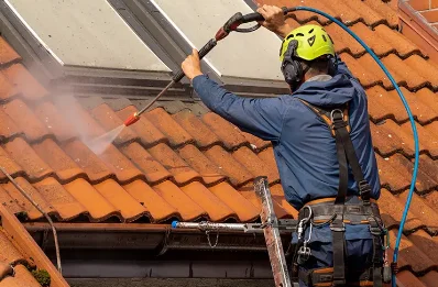 Démoussage et hydrofuge de toiture à Mimet
